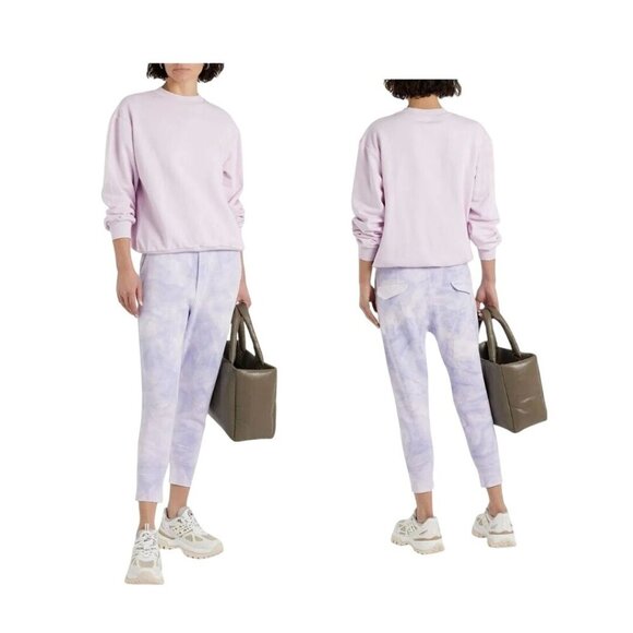 Nili Lotan‎ Cropped Tie-Dyed Track Pants, Size XS,, New with tag - Picture 1 of 13